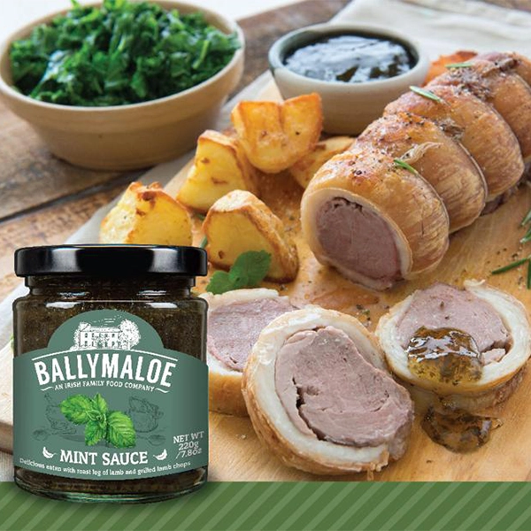 Roast loin of lamb with Ballymaloe Mint Sauce